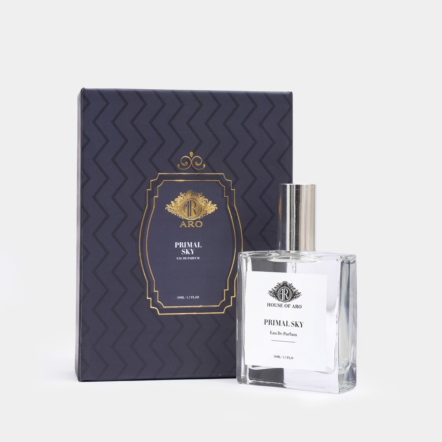 Primal Sky Fresh. Confident. Modern. Citrus Woody Amber Fragrance for Daily Energy and Professional Confidence