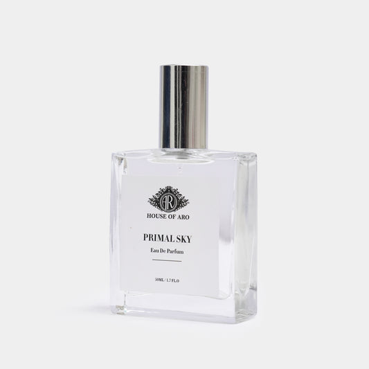Primal Sky Fresh. Confident. Modern. Citrus Woody Amber Fragrance for Daily Energy and Professional Confidence