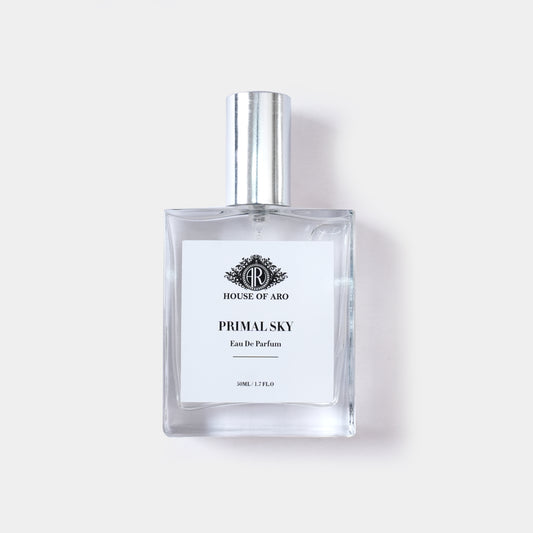 Primal Sky Fresh. Confident. Modern. Citrus Woody Amber Fragrance for Daily Energy and Professional Confidence